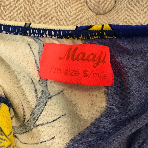 Maaji Sand Castle Multicolor Floral  Maxi Dress S - Picture 10 of 10